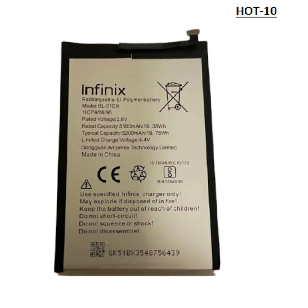 Infinix Hot 10 Pil Batarya Bl-51Bx İnfinix Hot10 X683 Pil Infinix Hot 10 Pil Batarya Bl-51Bx İnfinix Hot10 X683 Pil
