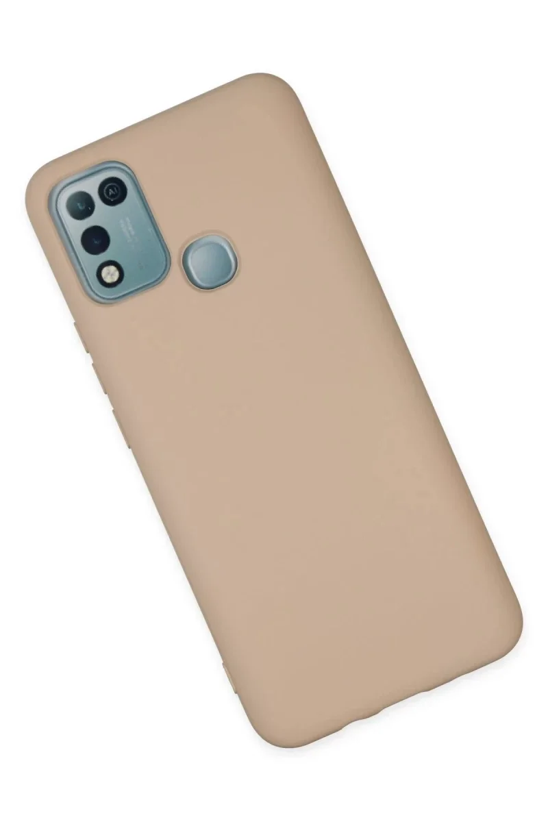 İnfinix Hot 10 Play Kılıf Nano içi Kadife Silikon - Pudra İnfinix Hot 10 Play Kılıf Nano içi Kadife Silikon - Pudra