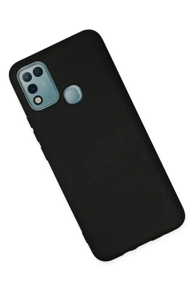 İnfinix Hot 10 Play Kılıf Nano içi Kadife Silikon - Siyah İnfinix Hot 10 Play Kılıf Nano içi Kadife Silikon - Siyah