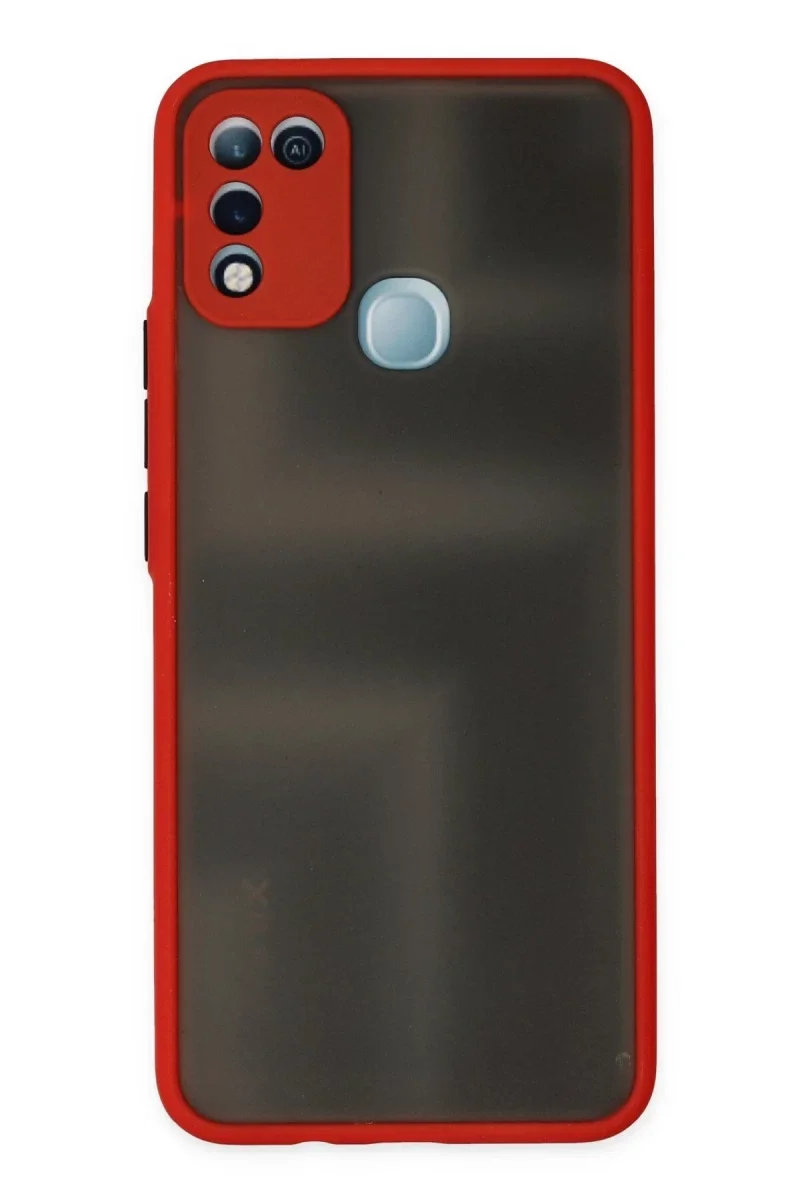İnfinix Hot 10 Play Kılıf Montreal Silikon Kapak - Kırmızı İnfinix Hot 10 Play Kılıf Montreal Silikon Kapak - Kırmızı