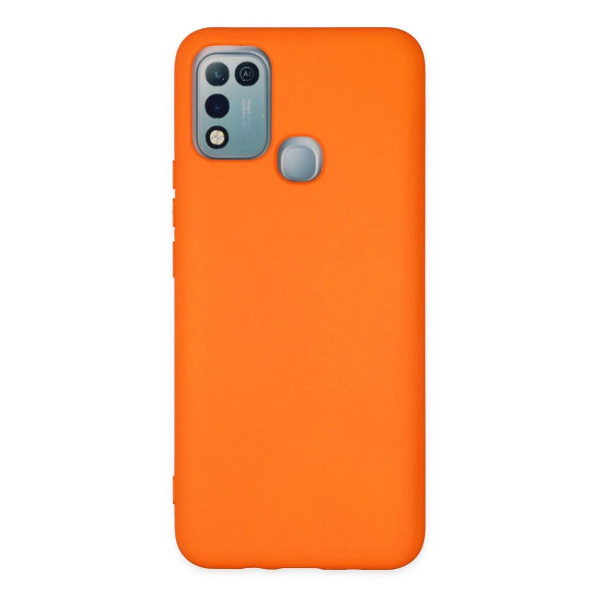 Infinix Hot 10 Play ile Uyumlu Nano İçi Kadife Silikon Kılıf - Turuncu Fiyatı, Yorumları ve Özellikleri