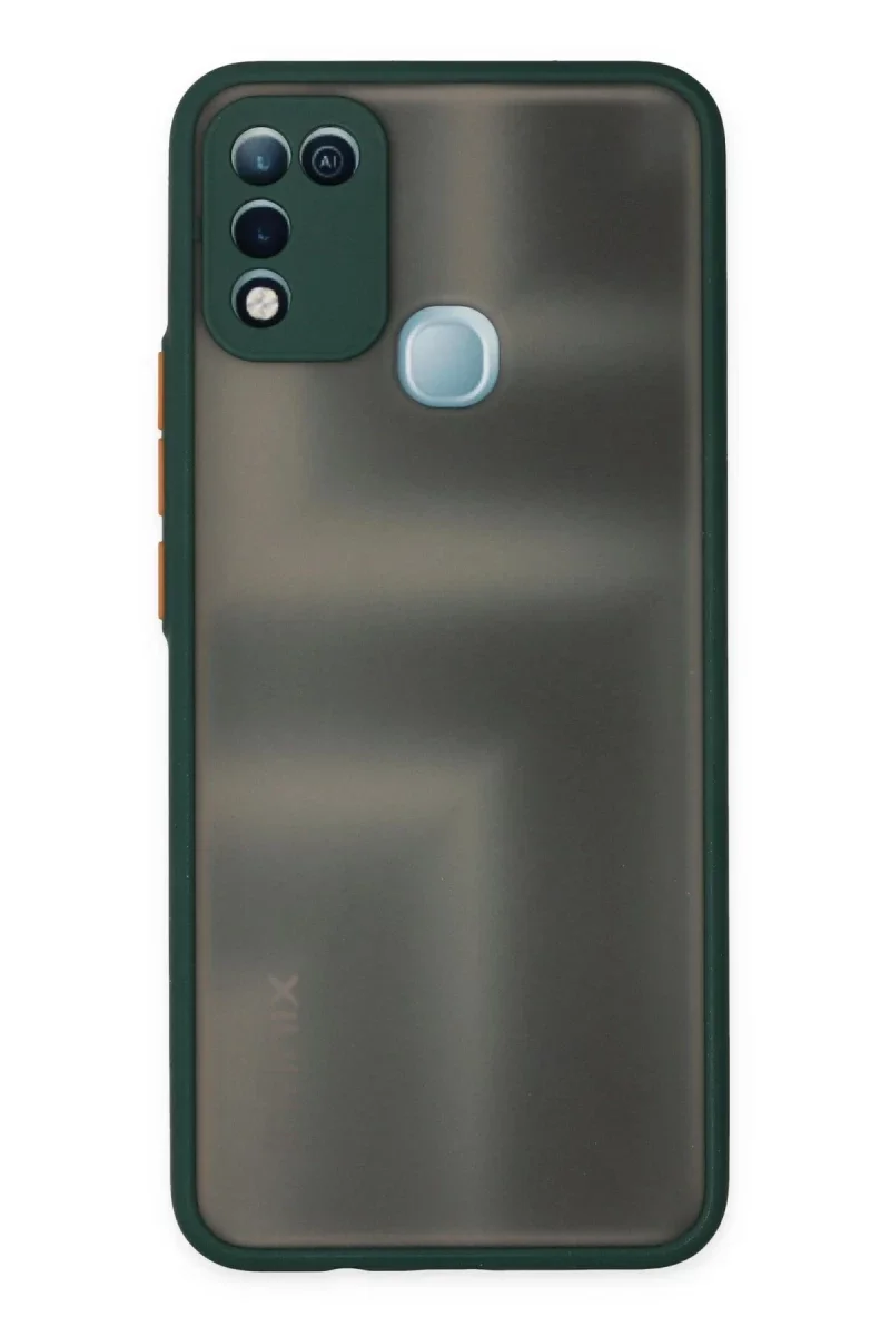 İnfinix Hot 10 Play Kılıf Montreal Silikon Kapak - Yeşil İnfinix Hot 10 Play Kılıf Montreal Silikon Kapak - Yeşil