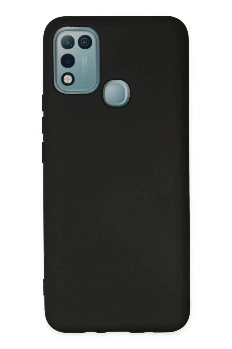 İnfinix Hot 10 Play Kılıf Nano içi Kadife Silikon - Siyah İnfinix Hot 10 Play Kılıf Nano içi Kadife Silikon - Siyah