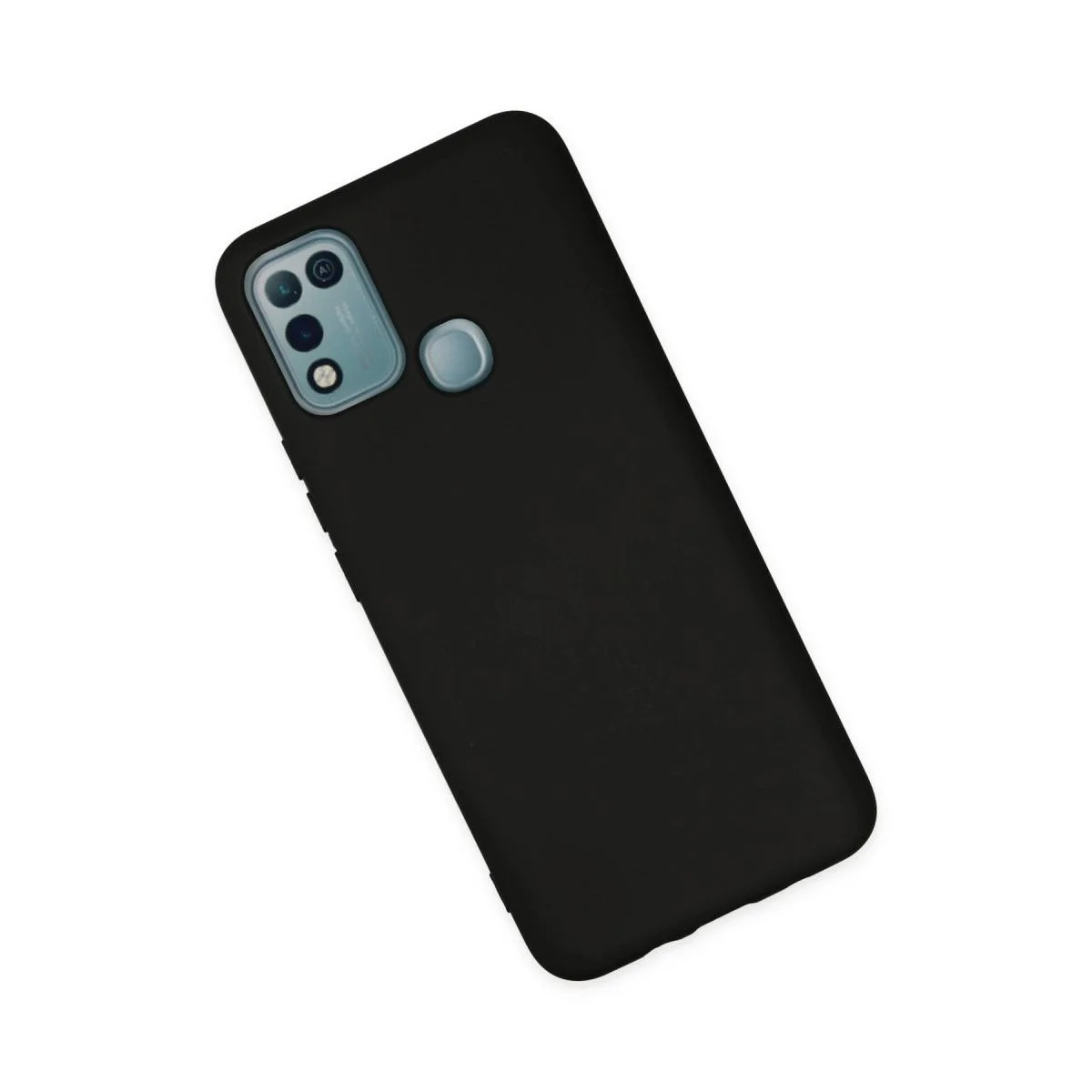 Infinix Hot 10 Play ile Uyumlu Nano İçi Kadife Silikon Kılıf - Siyah Infinix Hot 10 Play ile Uyumlu Nano İçi Kadife Silikon Kılıf - Siyah