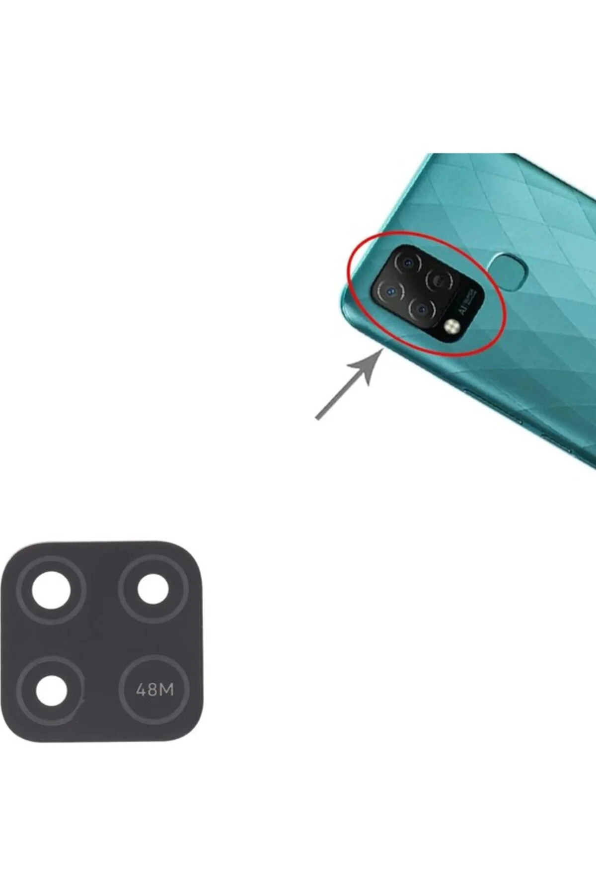 Infinix Hot 10S Ile Uyumlu Kamera Camı X689