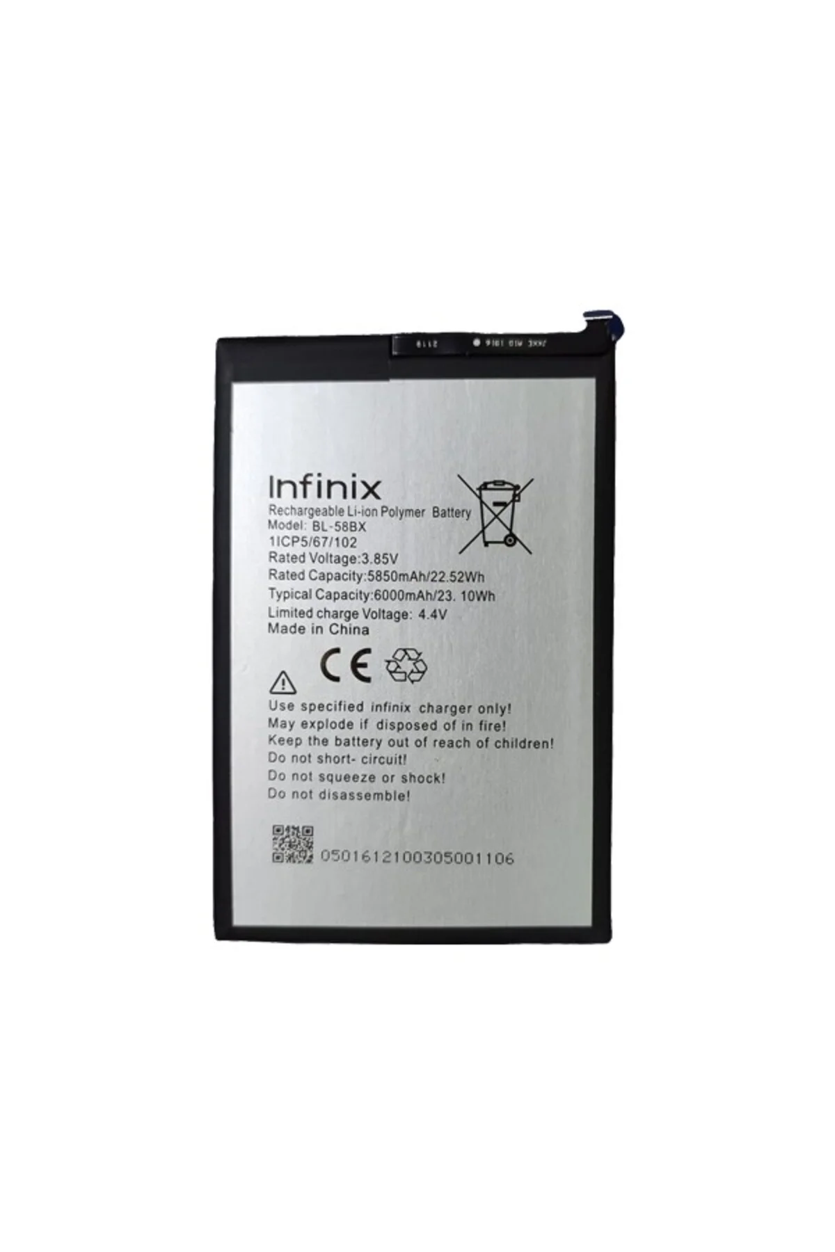 Infinix Hot 10T Uyumlu Batarya Pil Sıfır BL-58BX