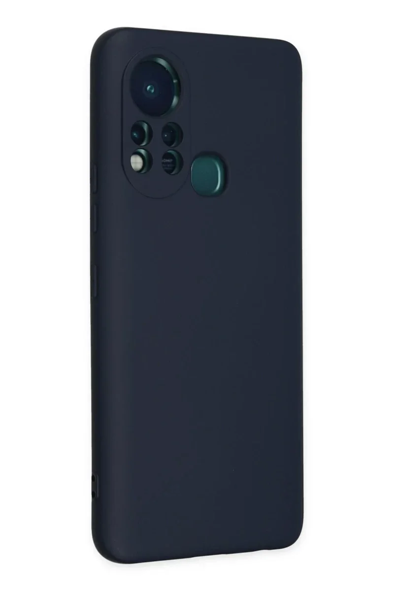 İnfinix Hot 11s Kılıf Nano içi Kadife Silikon - Lacivert İnfinix Hot 11s Kılıf Nano içi Kadife Silikon - Lacivert