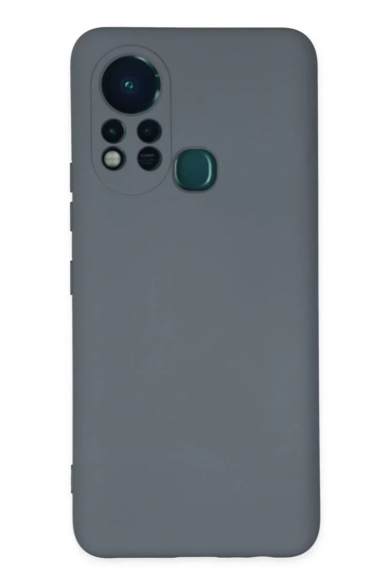 İnfinix Hot 11s Kılıf Nano içi Kadife Silikon - Gri İnfinix Hot 11s Kılıf Nano içi Kadife Silikon - Gri
