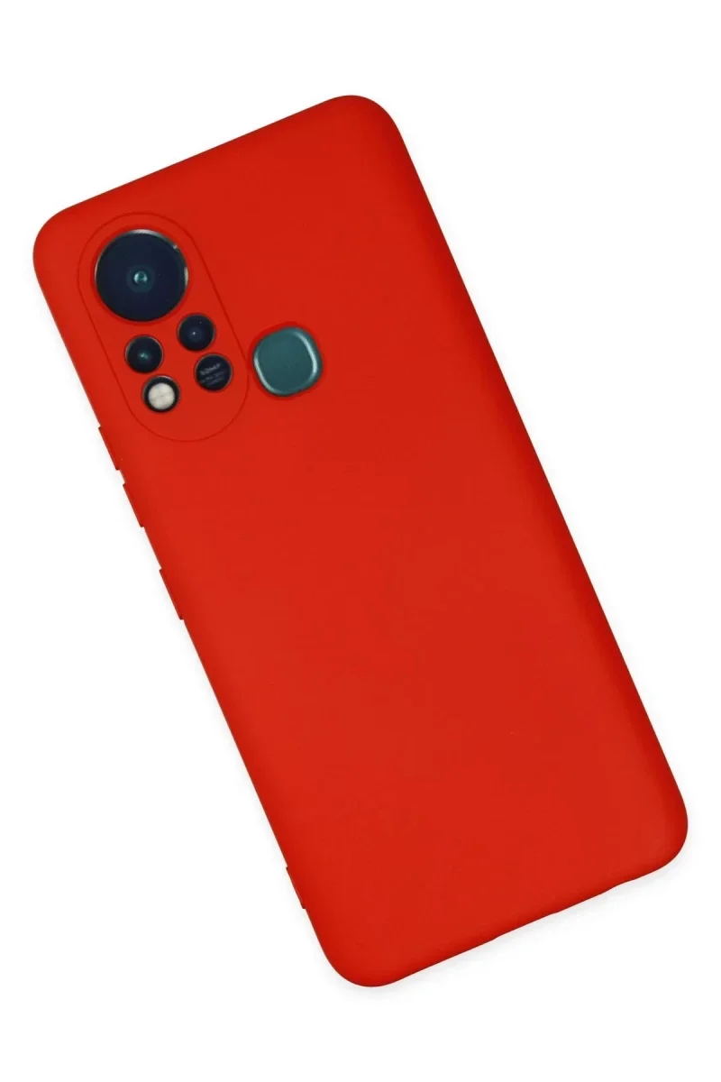 İnfinix Hot 11s Kılıf Nano içi Kadife Silikon - Kırmızı İnfinix Hot 11s Kılıf Nano içi Kadife Silikon - Kırmızı