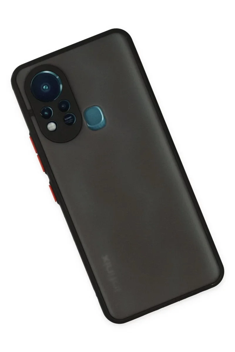 İnfinix Hot 11s Kılıf Montreal Silikon Kapak - Siyah