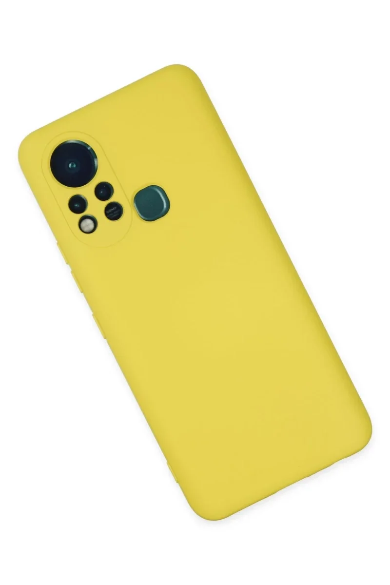 İnfinix Hot 11s Kılıf Nano içi Kadife Silikon - Sarı İnfinix Hot 11s Kılıf Nano içi Kadife Silikon - Sarı