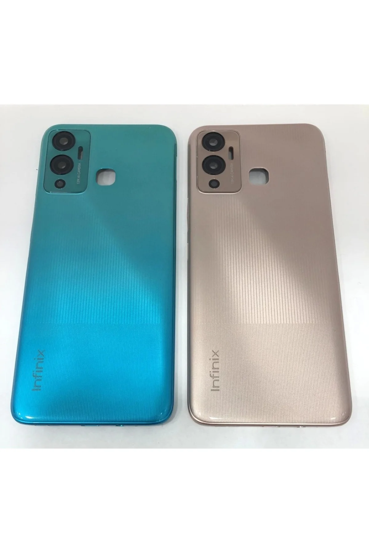 Infinix Hot 12 Play Kasa Arka Kapak Pil Kapağı Mavi