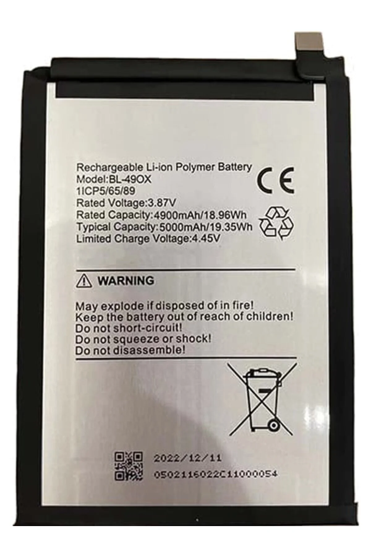 Infinix Hot 12 Pro Uyumlu Batarya Pil Sıfır BL-49OX