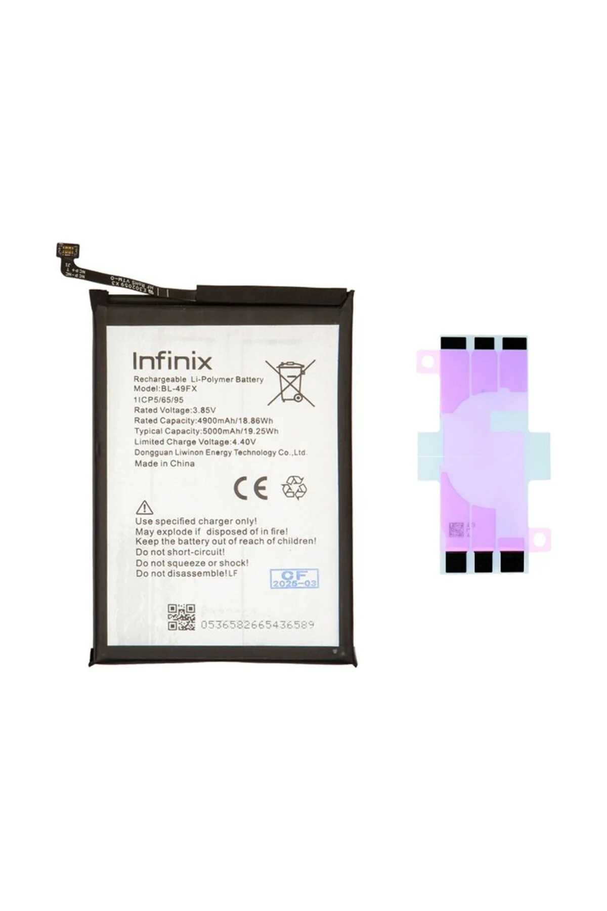 Infinix Hot 20i BL-49FX Batarya Pil Telefon Batarayası Pil