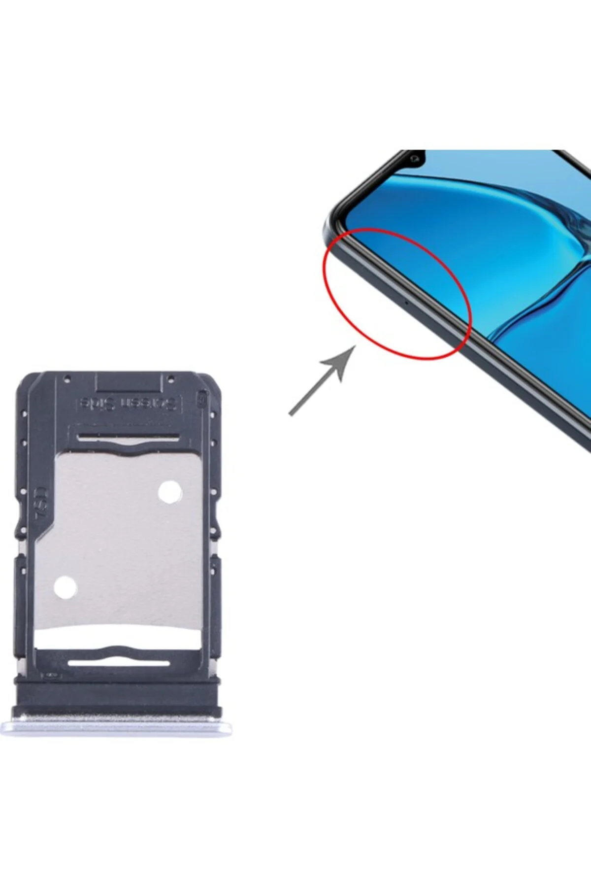 Infinix Hot 20S X6827 Sım + Tepsi + Mikro Sd Kart Tepsisi Için Mor