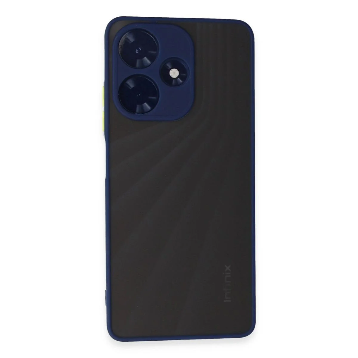 Infinix Hot 30 4g ile Uyumlu Montreal Silikon Kılıf - Lacivert Kamera Korumalı Darbe Emici