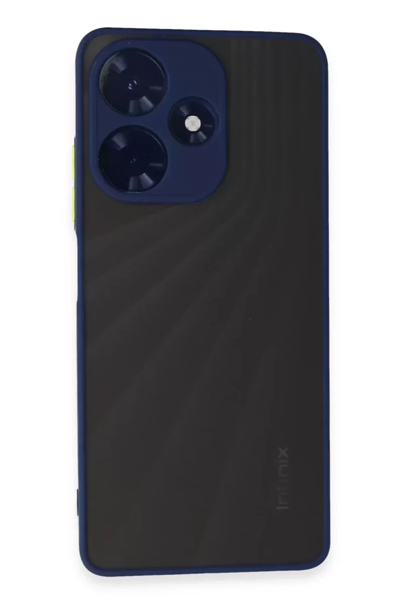 İnfinix Hot 30 4G Kılıf Montreal Silikon Kapak - Lacivert İnfinix Hot 30 4G Kılıf Montreal Silikon Kapak - Lacivert