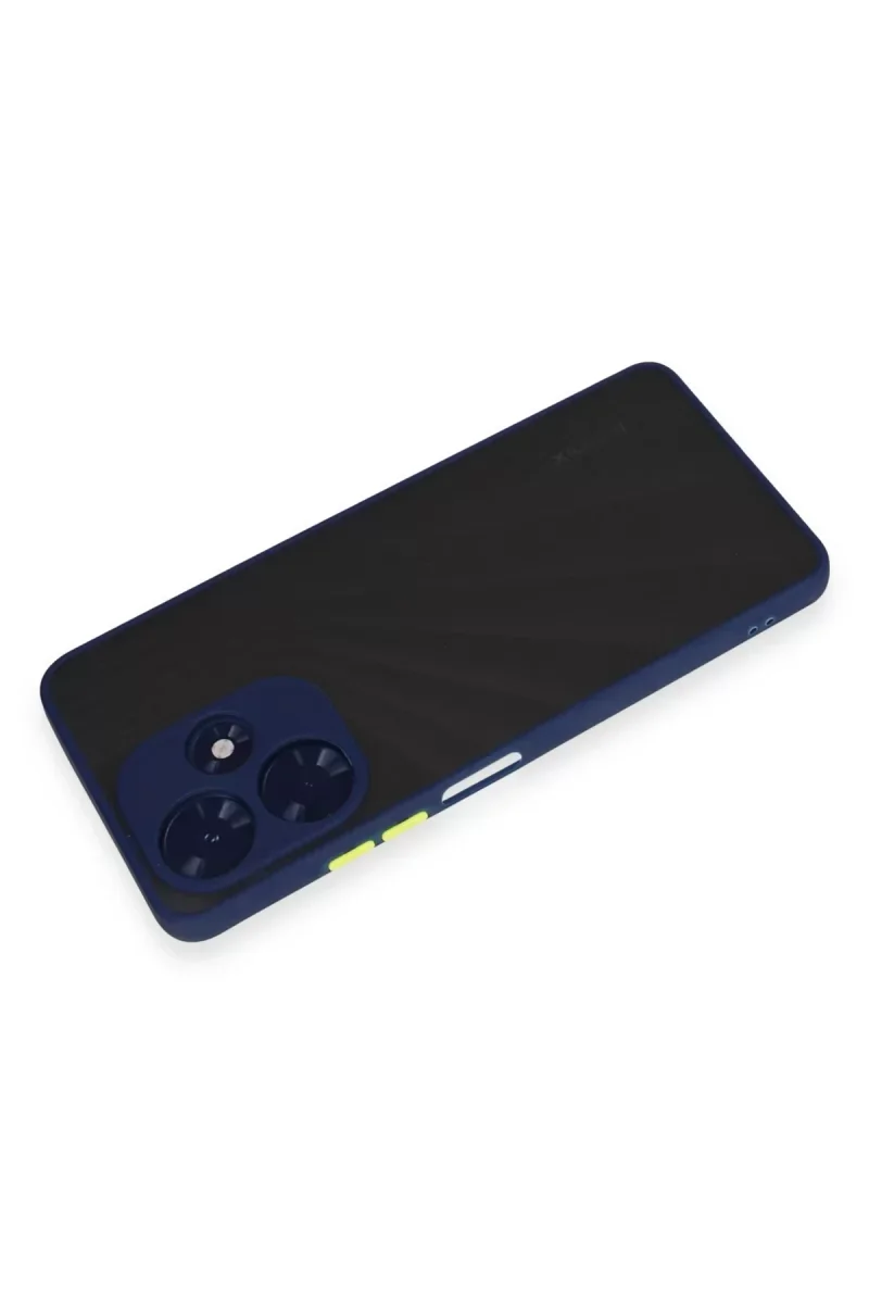 İnfinix Hot 30 4G Kılıf Montreal Silikon Kapak - Lacivert İnfinix Hot 30 4G Kılıf Montreal Silikon Kapak - Lacivert
