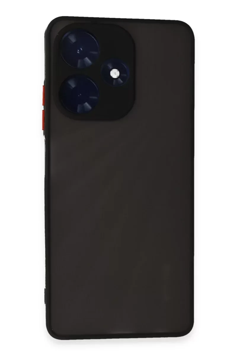 İnfinix Hot 30 4G Kılıf Montreal Silikon Kapak - Siyah