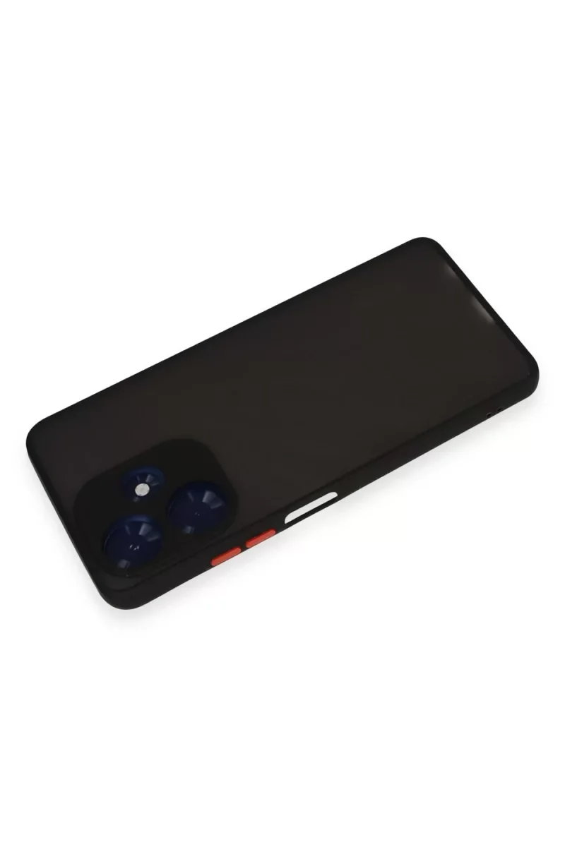 İnfinix Hot 30 4G Kılıf Montreal Silikon Kapak - Siyah