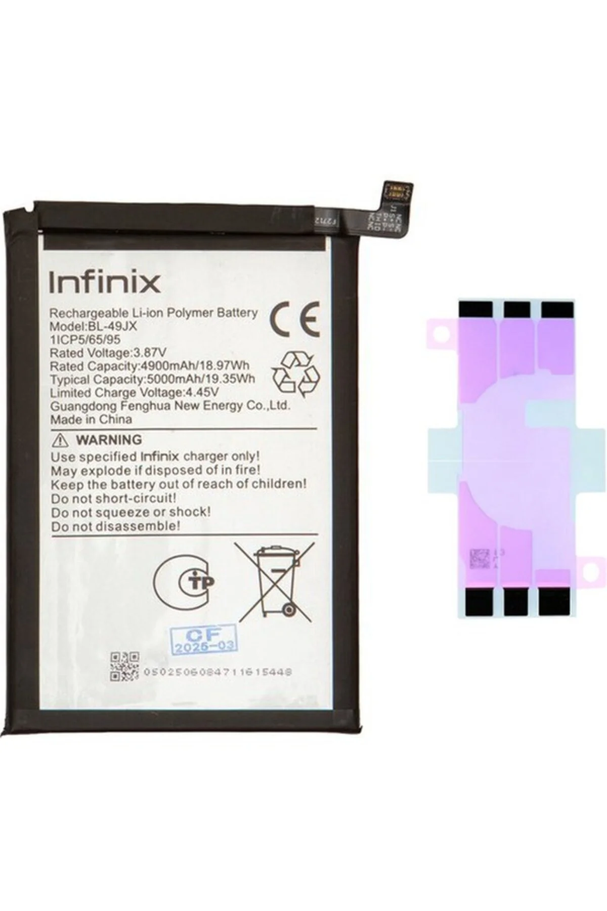 Infinix Hot 40 Pro BL-49JX Batarya Pil Telefon Batarayası Pil