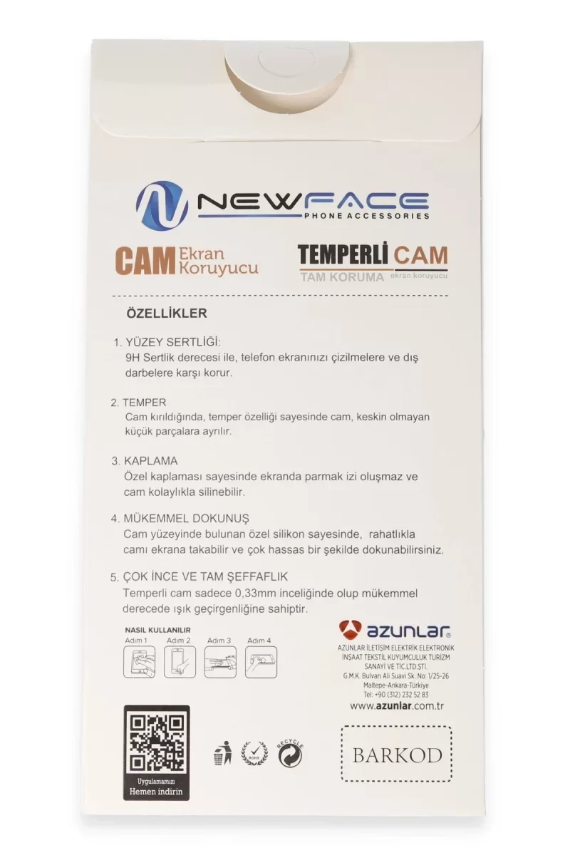 İnfinix Hot 40i 3D Antistatik Hayalet Cam Ekran Koruyucu