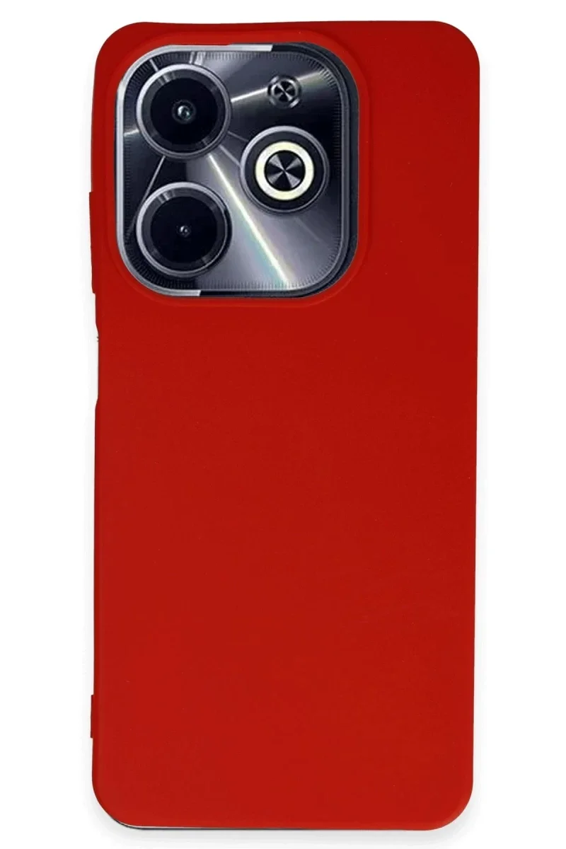 İnfinix Hot 40i Kılıf First Silikon - Kırmızı İnfinix Hot 40i Kılıf First Silikon - Kırmızı
