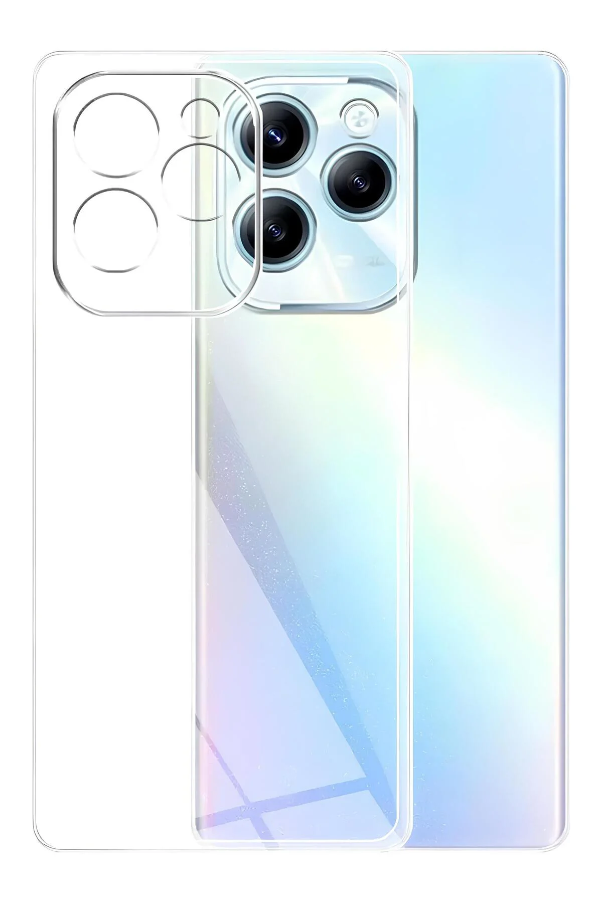 İnfinix Hot 40i Premium Şeffaf Silikon Kılıf