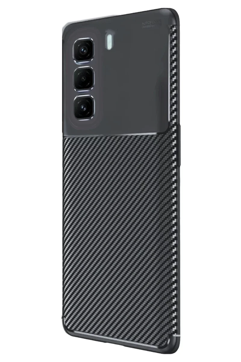 İnfinix Hot 50 4G Kılıf Auto Focus Karbon Kapak - Siyah Fiyatı, Yorumları ve Özellikleri