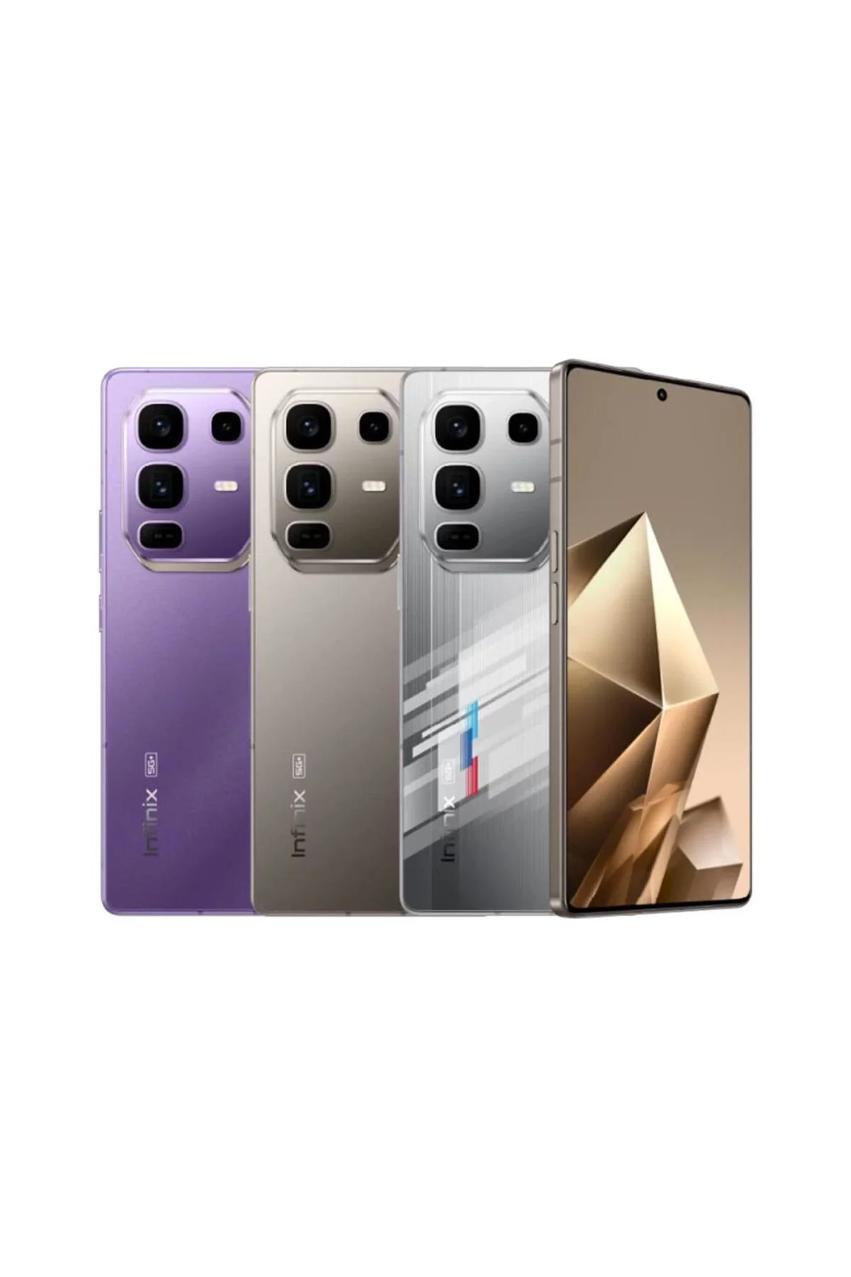 infinix Hot 50 Pro Plus (X6880) Arka Kapak Pil Kapağı Mor