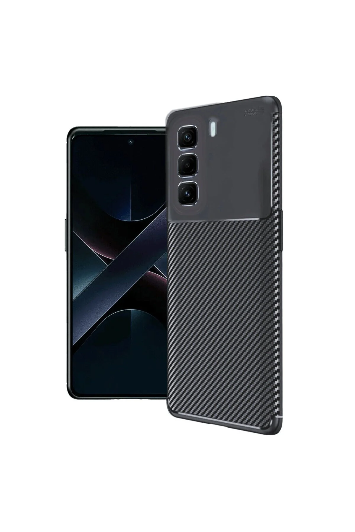 İnfinix Hot 50 Pro Plus 4g Auto Focus Karbon Kapak - Siyah İnfinix Hot 50 Pro Plus 4g Auto Focus Karbon Kapak - Siyah