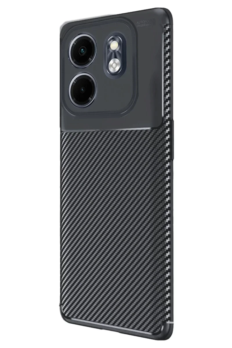 İnfinix Hot 50i 4G Kılıf Auto Focus Karbon Kapak - Siyah Fiyatı, Yorumları ve Özellikleri