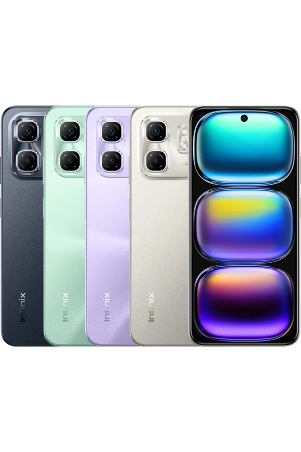 Infinix Hot 50i Arka Pil Batarya Kapağı Gri