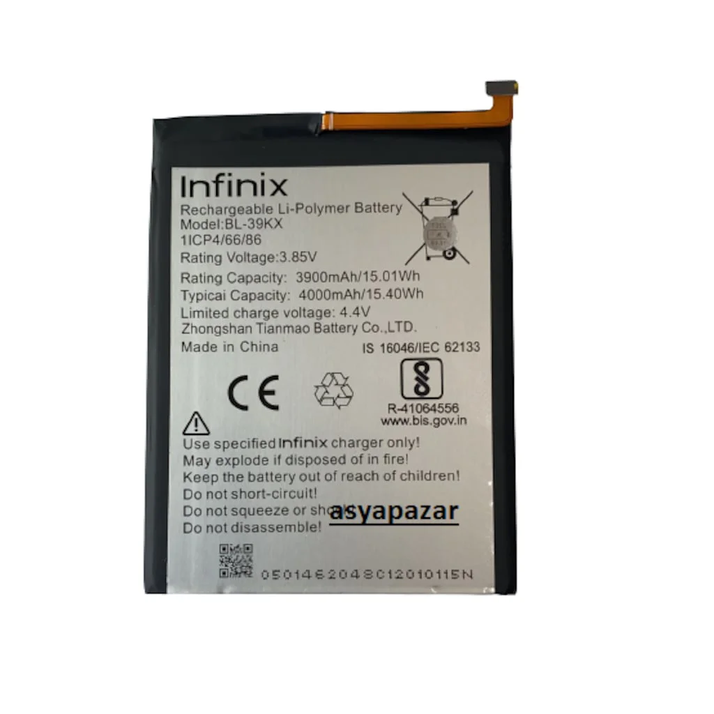 Infinix Hot 7/ Hot Pro Pil Batarya Bl-39Kx Hot7 Pil Batarya Infinix Hot 7/ Hot Pro Pil Batarya Bl-39Kx Hot7 Pil Batarya
