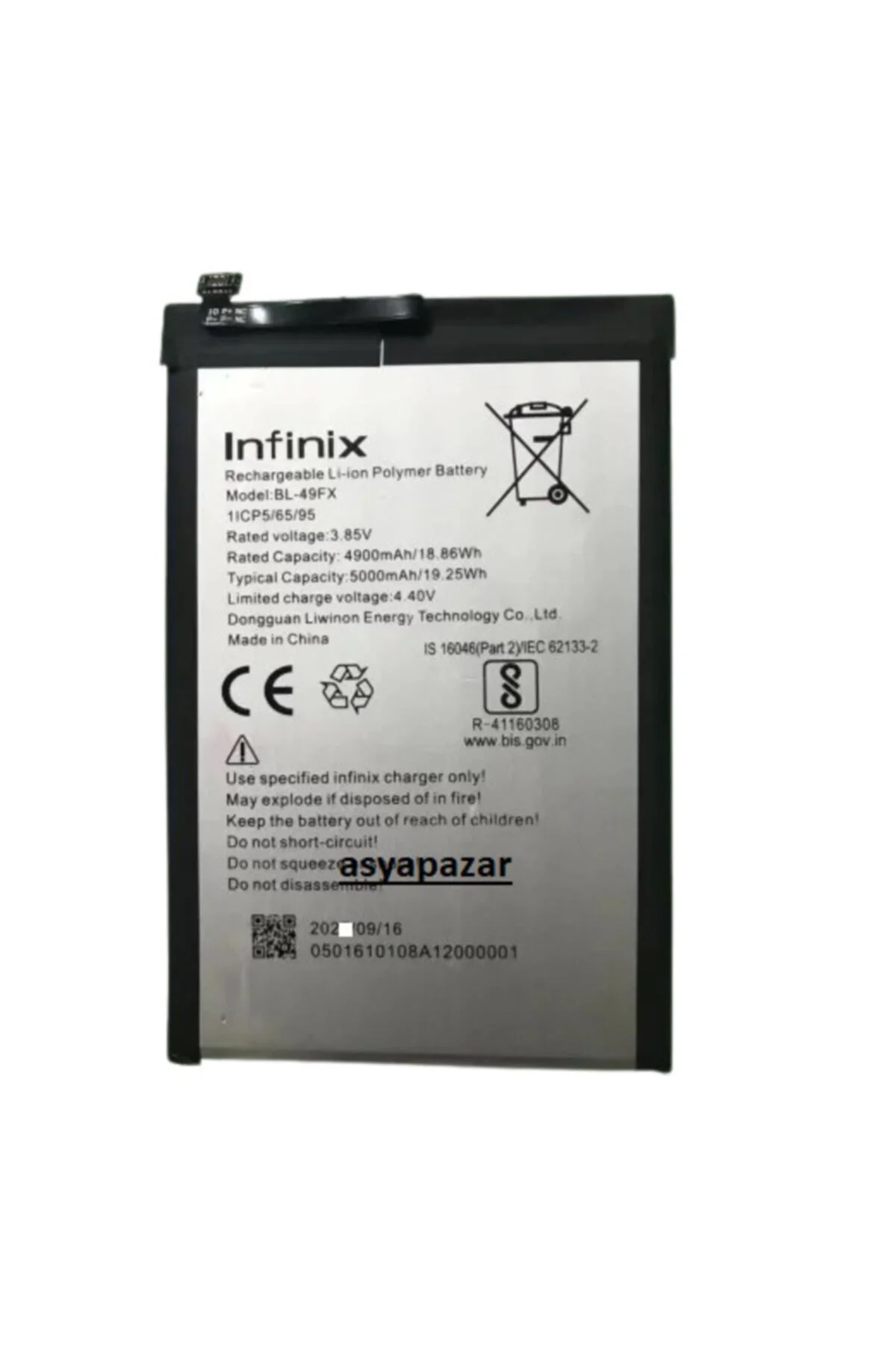 Infinix Hot 9 - Hot 9 Play Pil Batarya Bl-49Fx Hot9 Pil