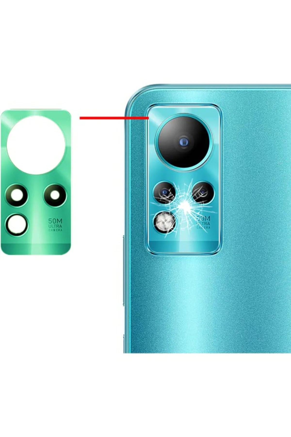 Infinix Note 11 Uyumlu Kamera Lensi Cam X663 X663B