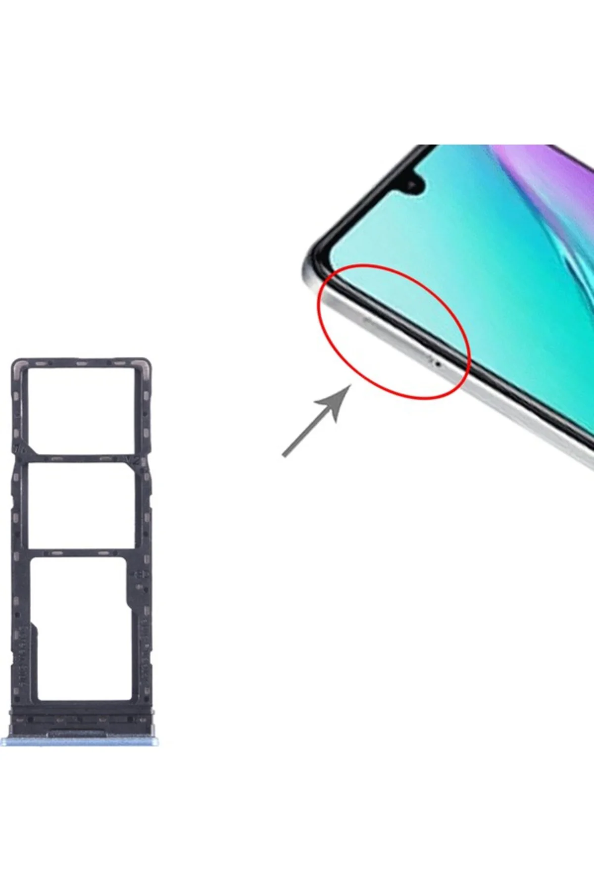 Infinix Note 11 X663 Sım + Tepsi + Mikro Sd Kart Tepsisi Için Beyaz