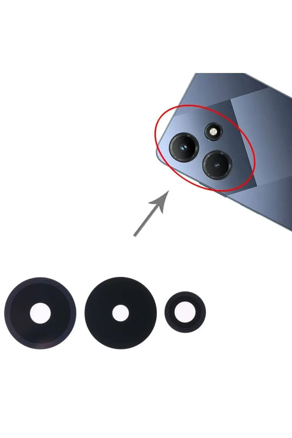 İNFİNİX NOTE 30İ Arka Kamera Lensi