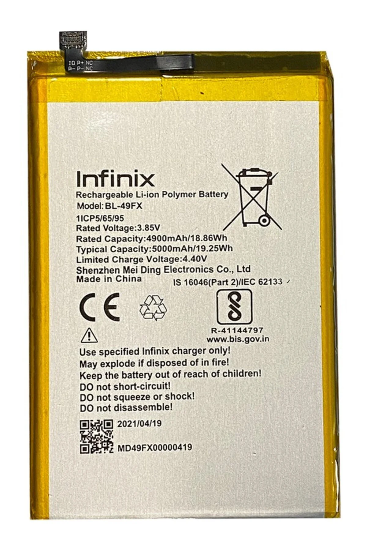 İnfinix Note 9 Pro Uyumlu Infinix BL-49FX 5000 Mah Batarya