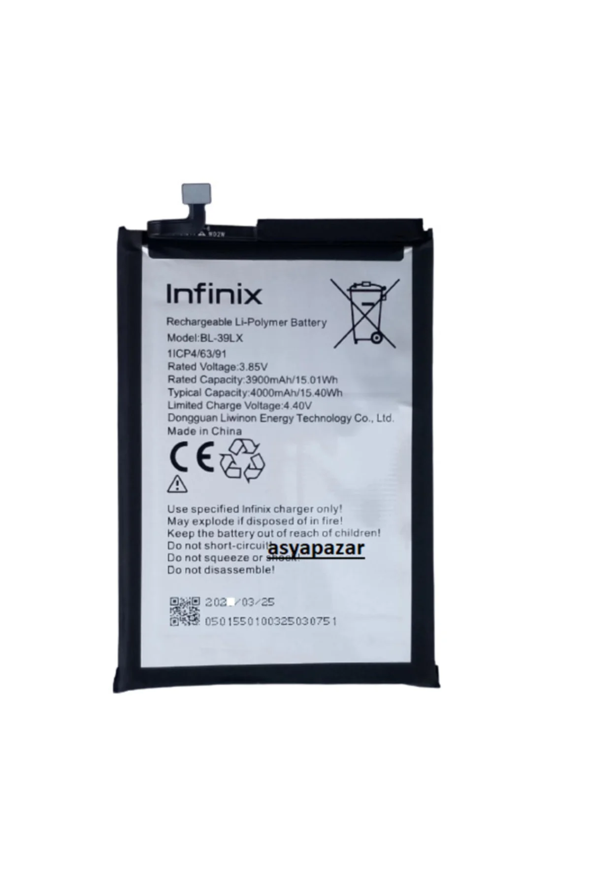 Infinix S5-S5 Lite Pil Batarya Bl-39Lx İnfilix Pil Batarya İnfini