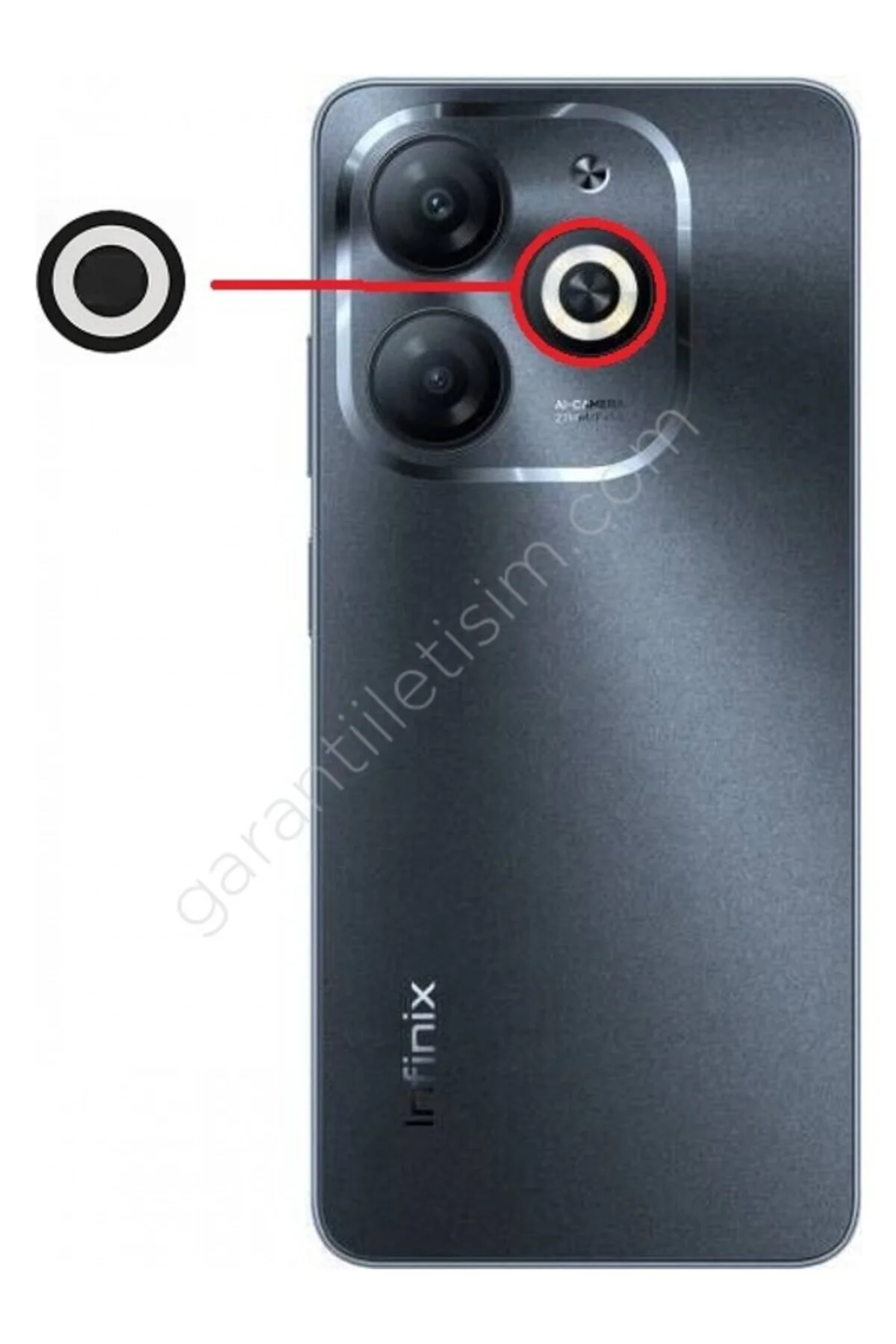 Infinix Smart 8 Hd Uyumlu Kamera Camı