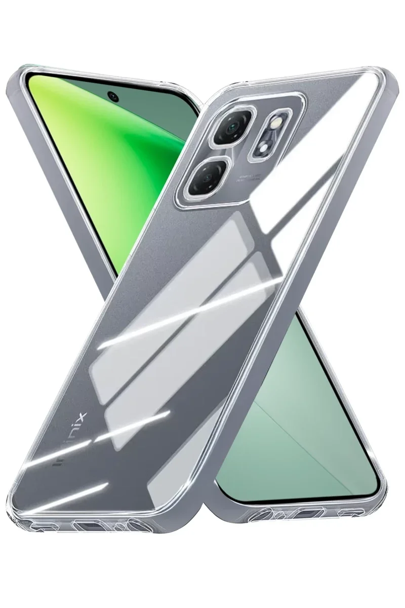 İnfinix Smart 9 Kılıf Lüx Şeffaf Silikon İnfinix Smart 9 Kılıf Lüx Şeffaf Silikon