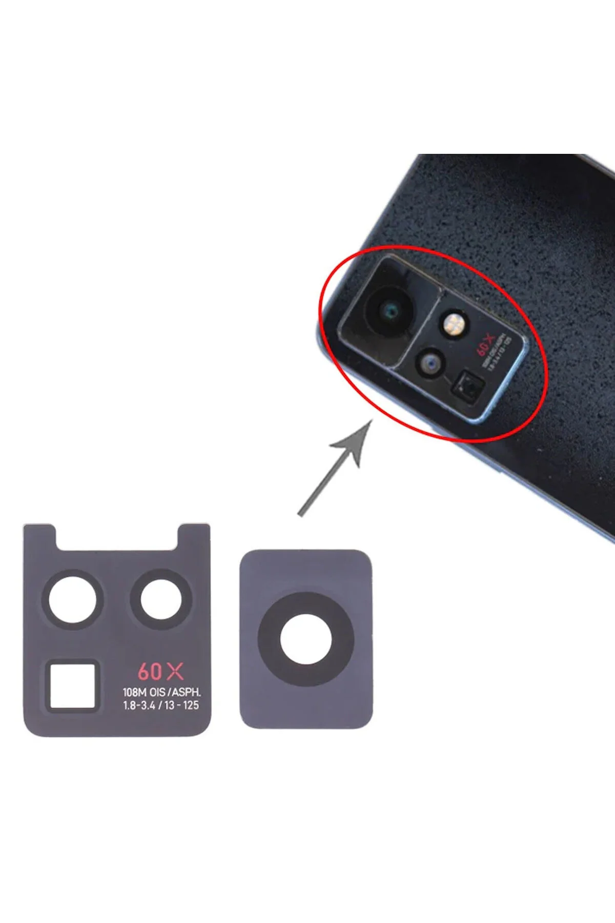 Infinix Uyumlu Zero X Kamera Lensi Cam X6811B