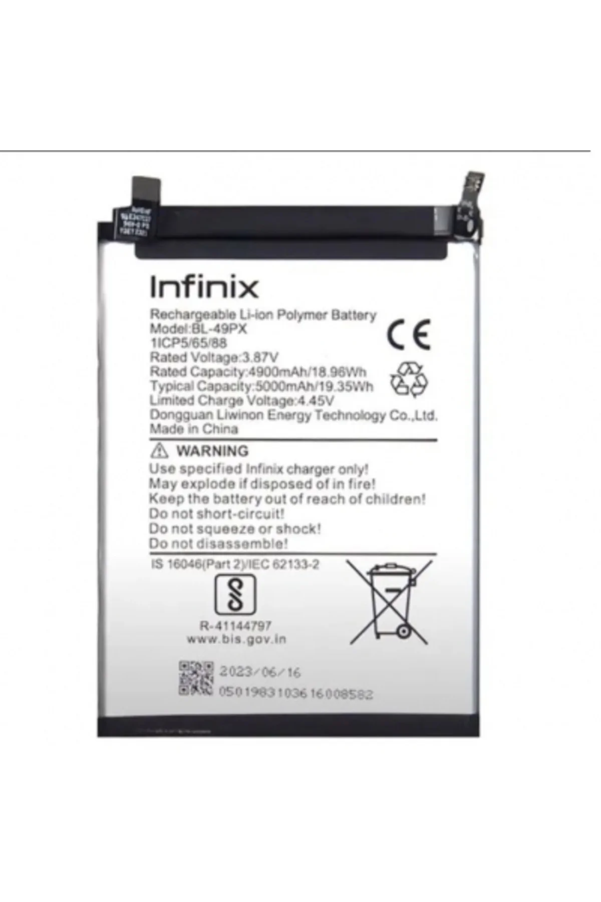 İnfinix Zero 30 5g Pil Batarya 5000 mAh
