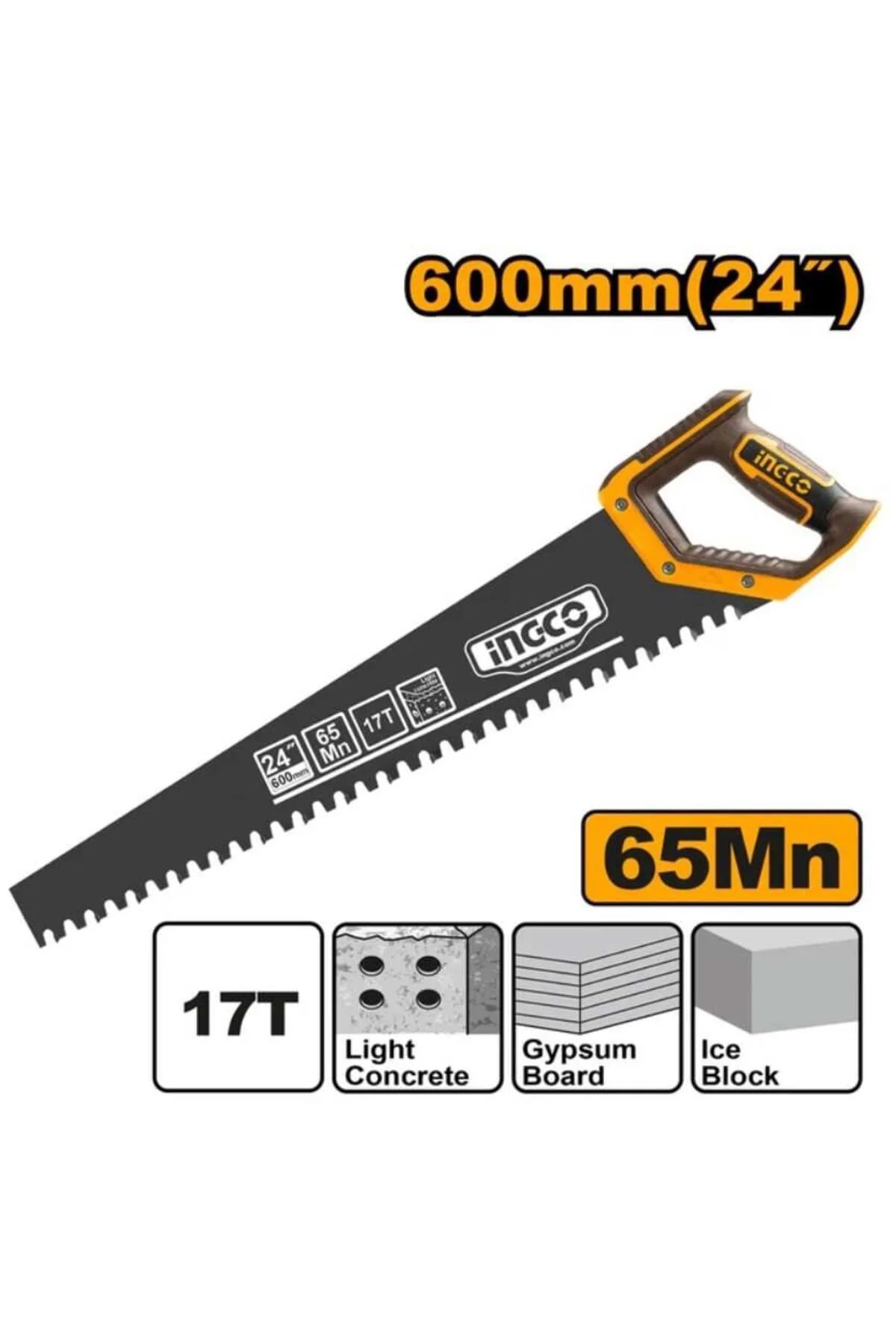 İngco HCBS016001 Gazbeton Testere 600 mm