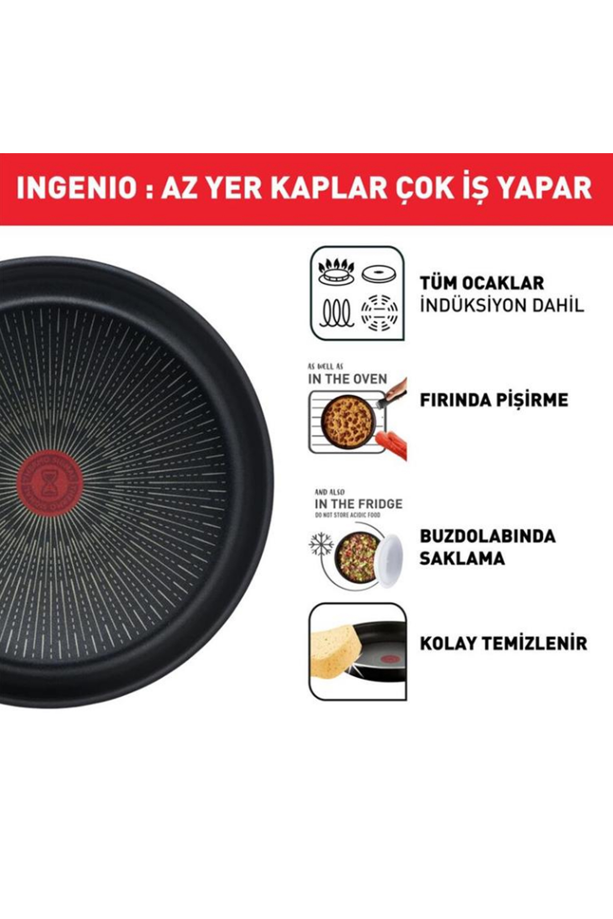 Ingenio Exception Serisi 6X Büyük Set 12 Parça Premium Titanium6X