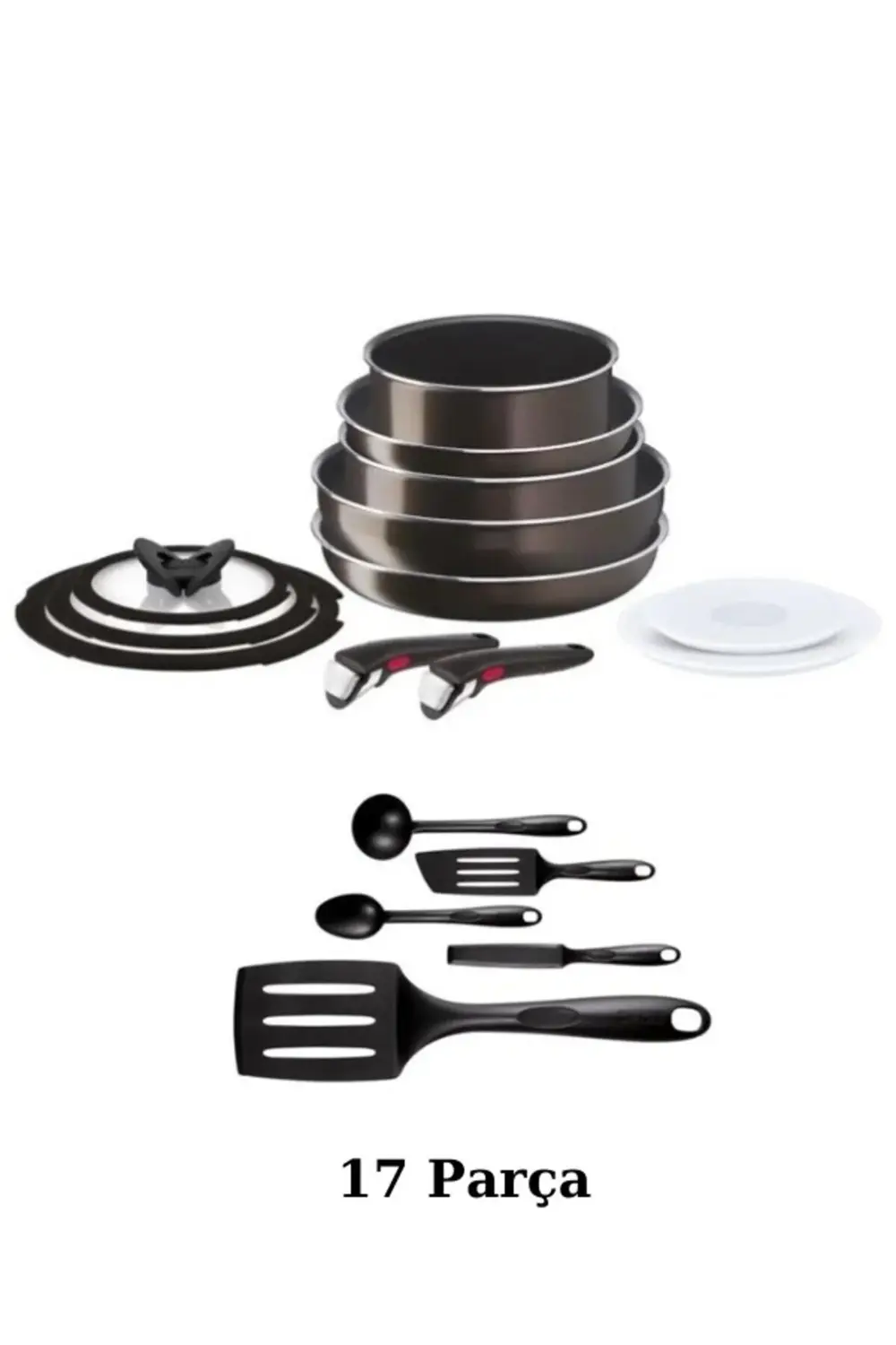 Ingenio XL Intense Titanyum 2x Büyük Set 17 Parça