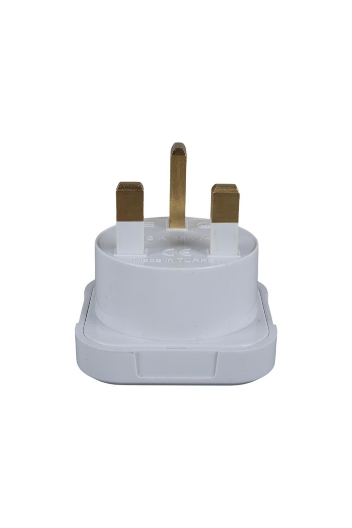 İngiliz Fiş Çevirici Adaptör - İngiliz İngiliz Priz - Beyaz - 111
