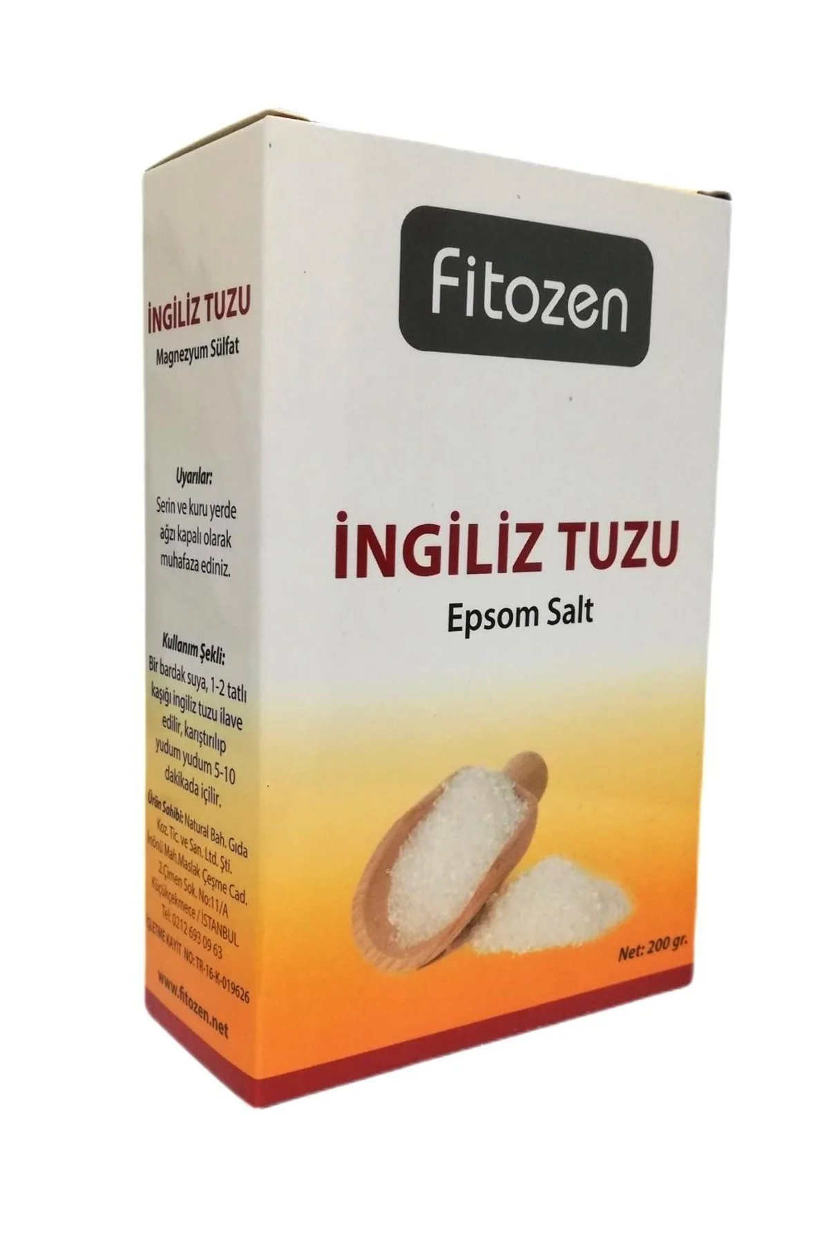 Ingiliz Tuzu Epsom Tuzu 200 Gr
