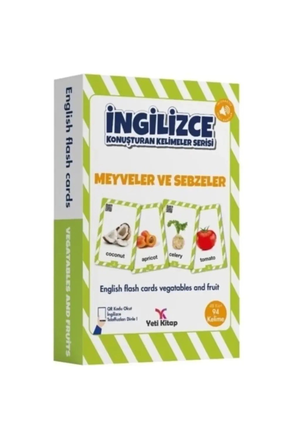 İngilizce Kelime Kartları Meyveler Ve Sebzeler